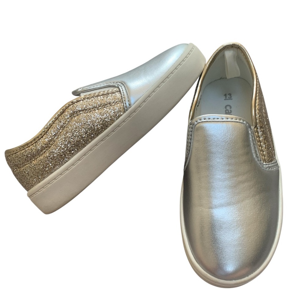 Carter's Girls Metallic Slip-On Shoes Size 13 (Little Girl) - Picture 3 of 10